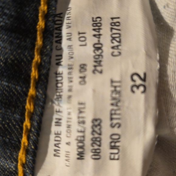 Tommy Hilfiger Y2K Womens Euro Straight Jeans 32 Waist - Picture 8 of 16